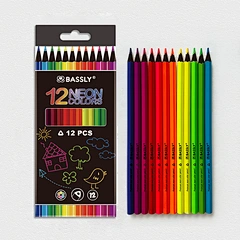 7"12pcs Neon color pencil